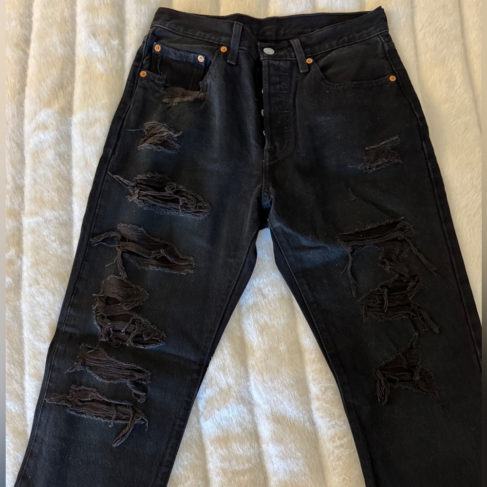 Levi’s 501 Distressed Jeans